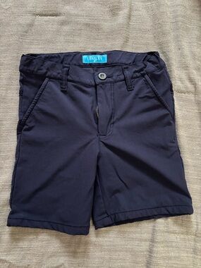 J. Bailey Navy Boys' Stretch Shorts